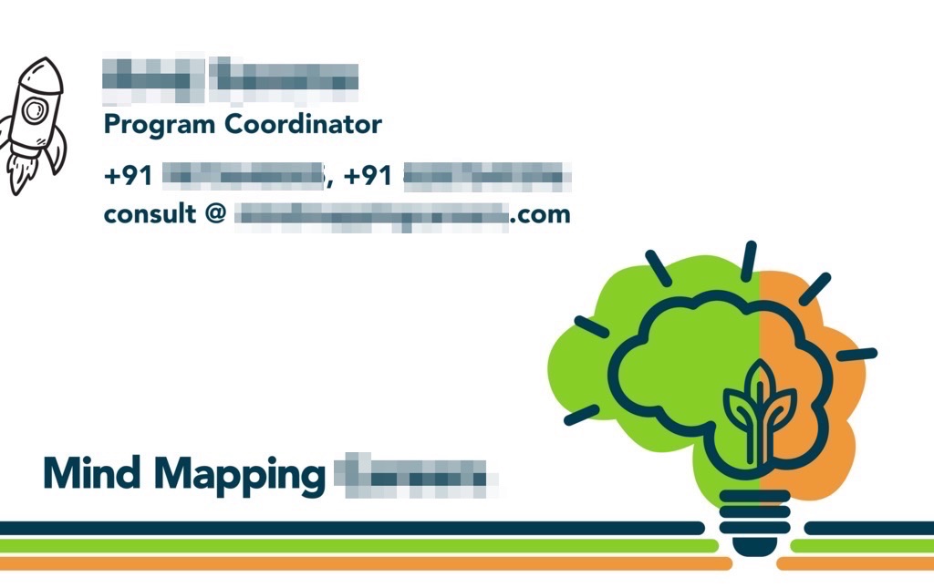 Mind Mapping business card