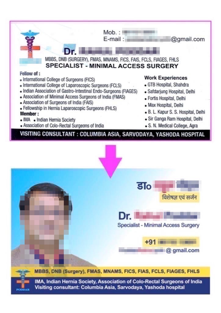 Doctor card redesign