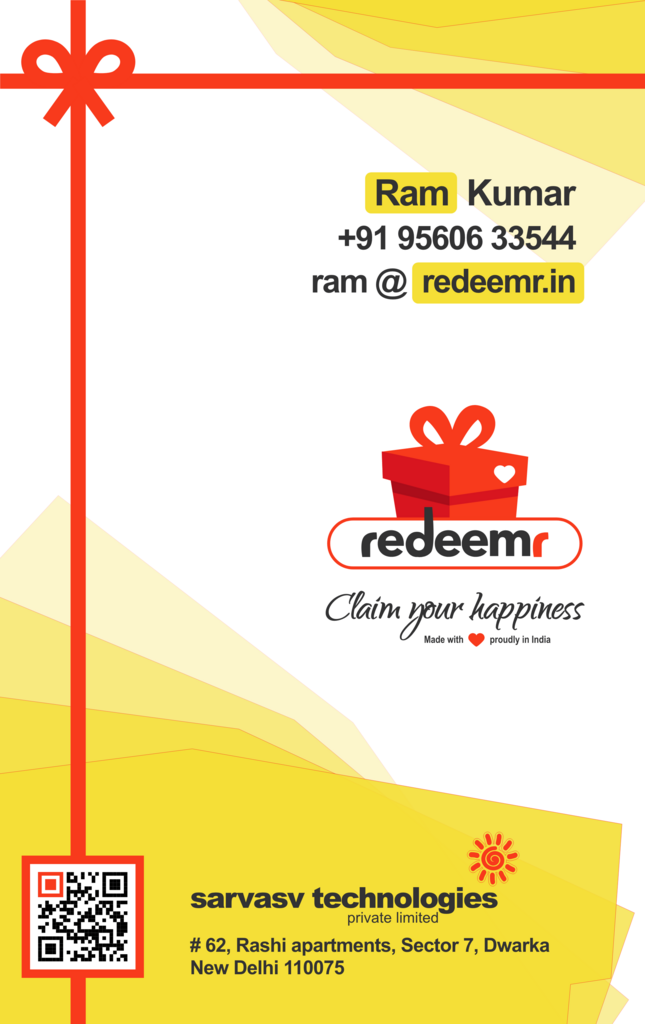 redeemr business card