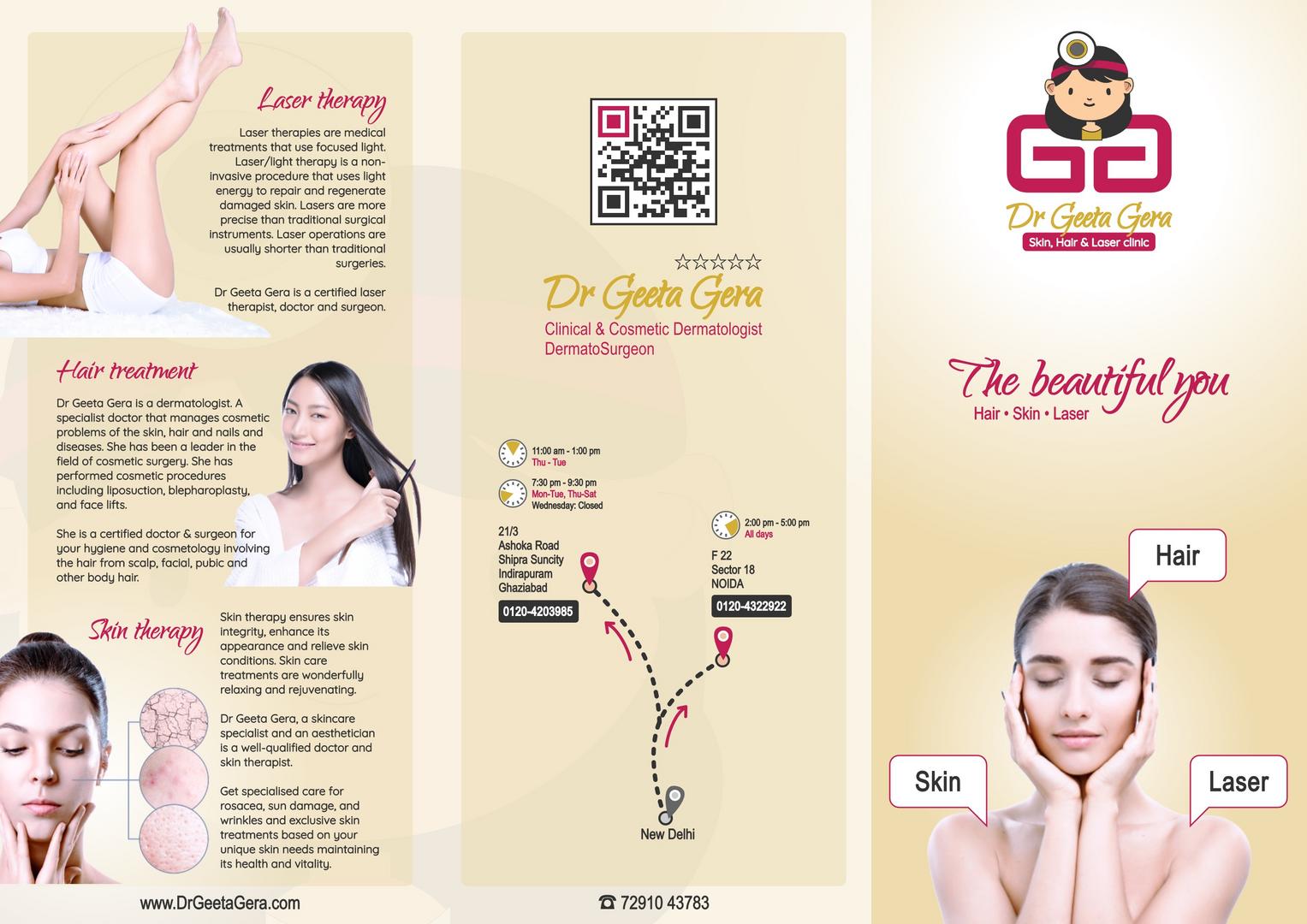 trifold brochure - Dr Geeta Gera