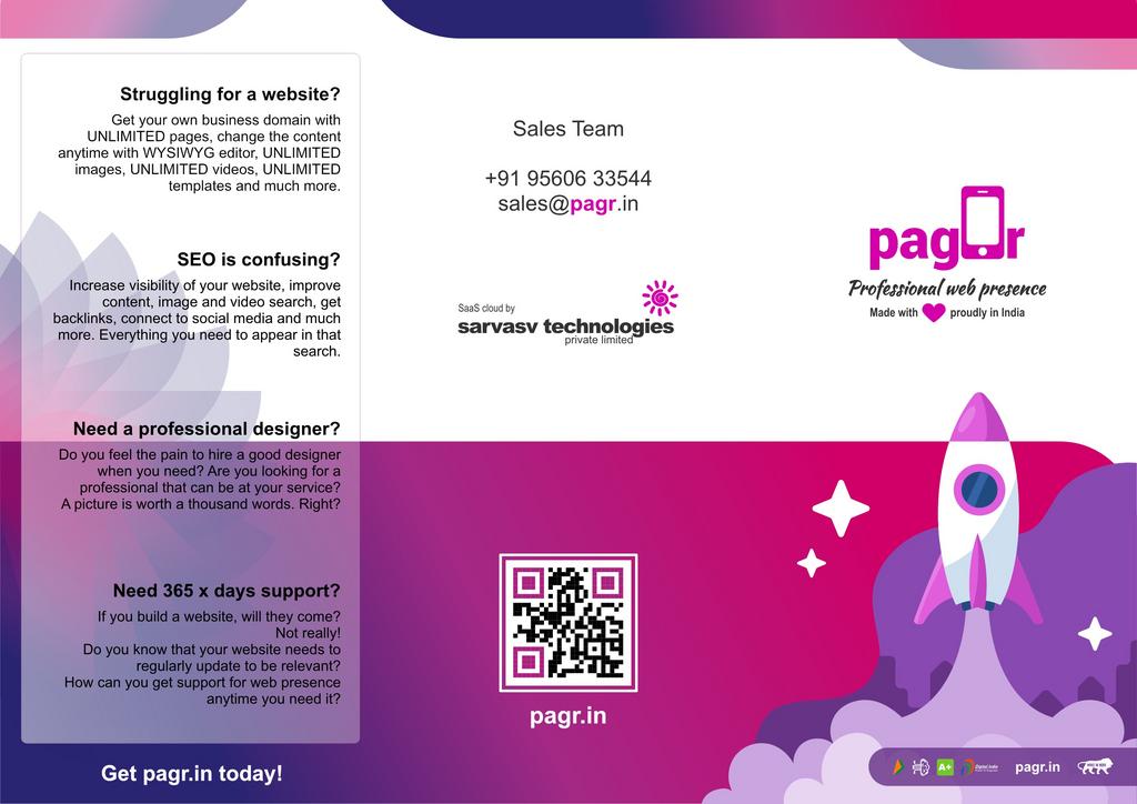 pagr brochure design graphics identity business marketing